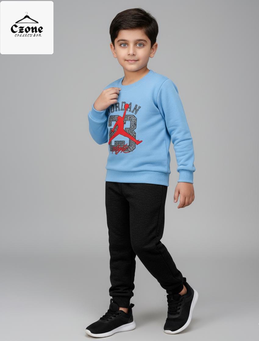 Jordan 23 Style SkyBlue Tracksuit Set