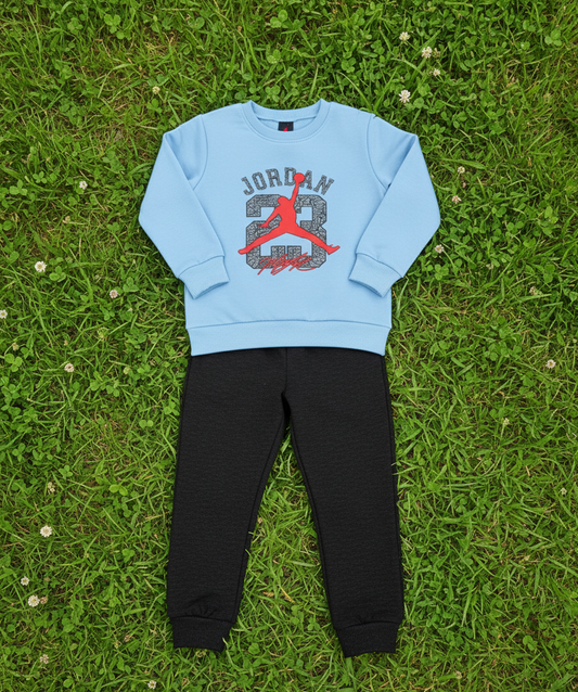Jordan 23 Style SkyBlue Tracksuit Set