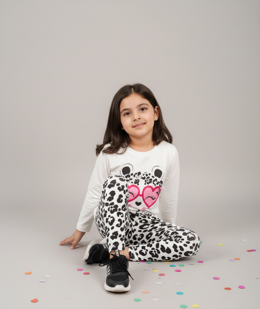 Cute cat design pj set