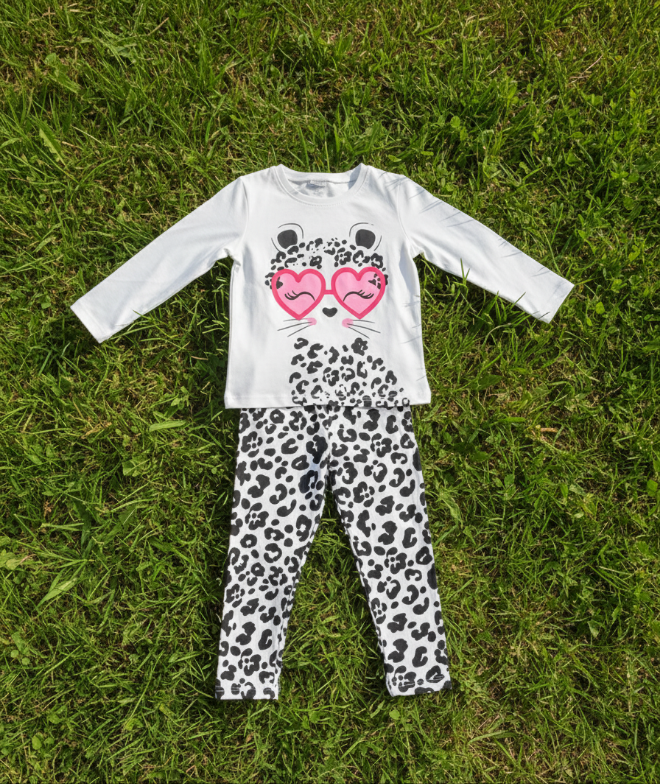 Cute cat design pj set
