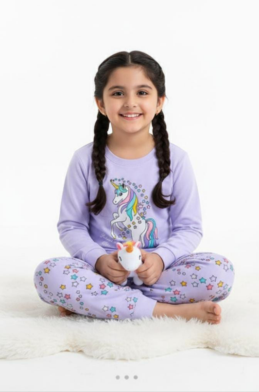 Unicorn purple pj's
