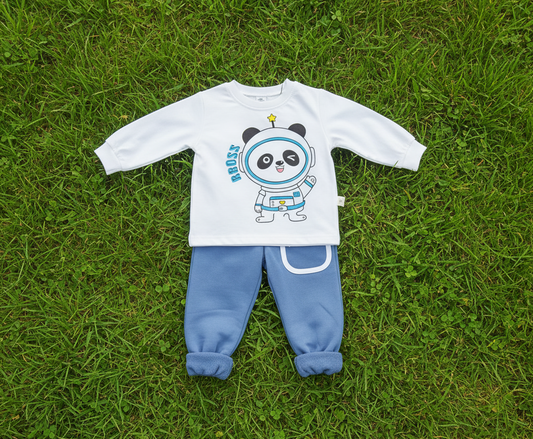 White panda tracksuit