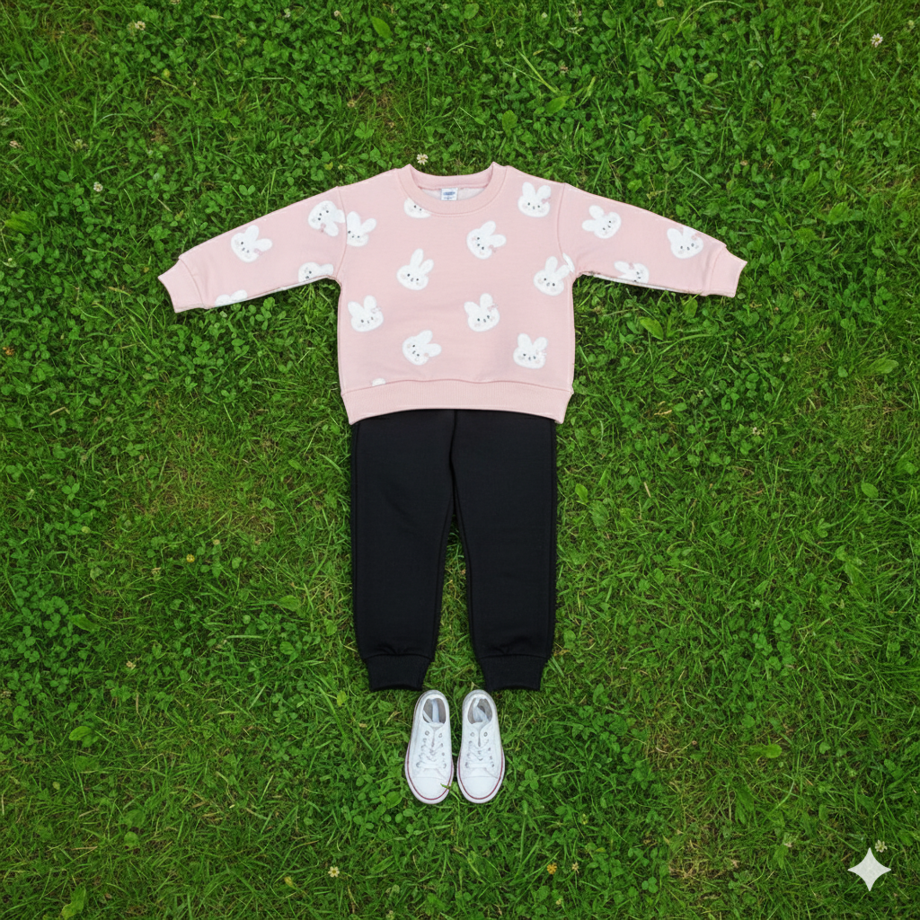Pink teddy tracksuit