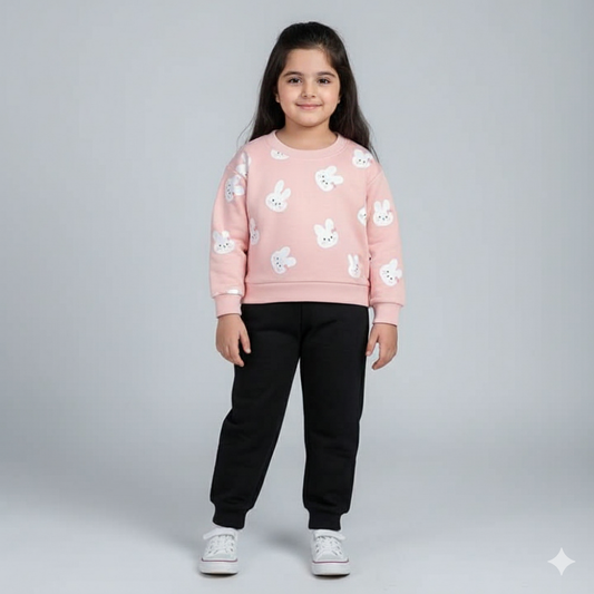 Pink teddy tracksuit