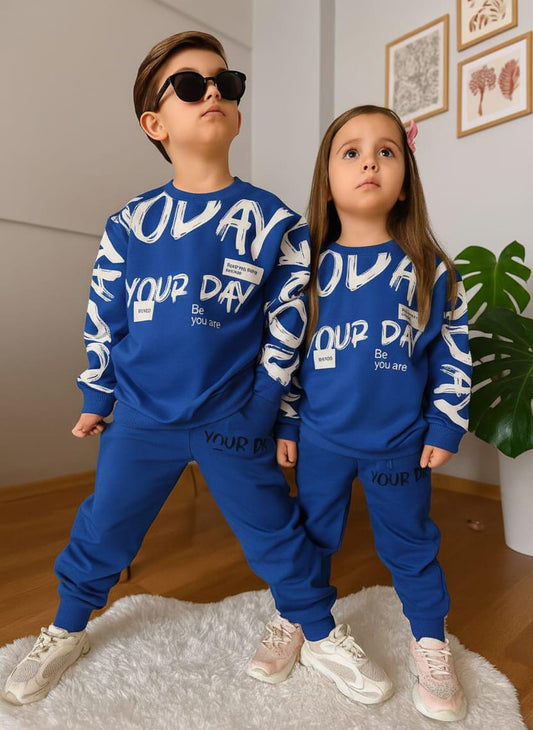 Your Day blue tracksuit