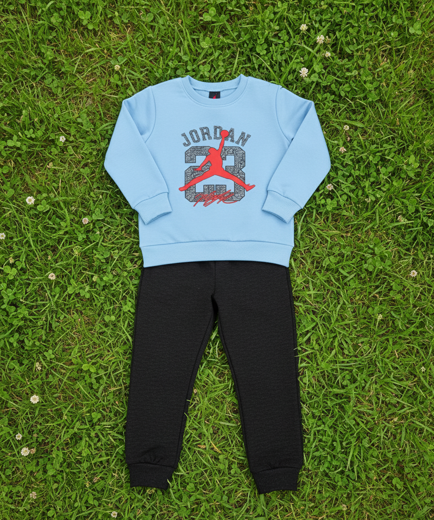 Jordan 23 Style SkyBlue Tracksuit Set